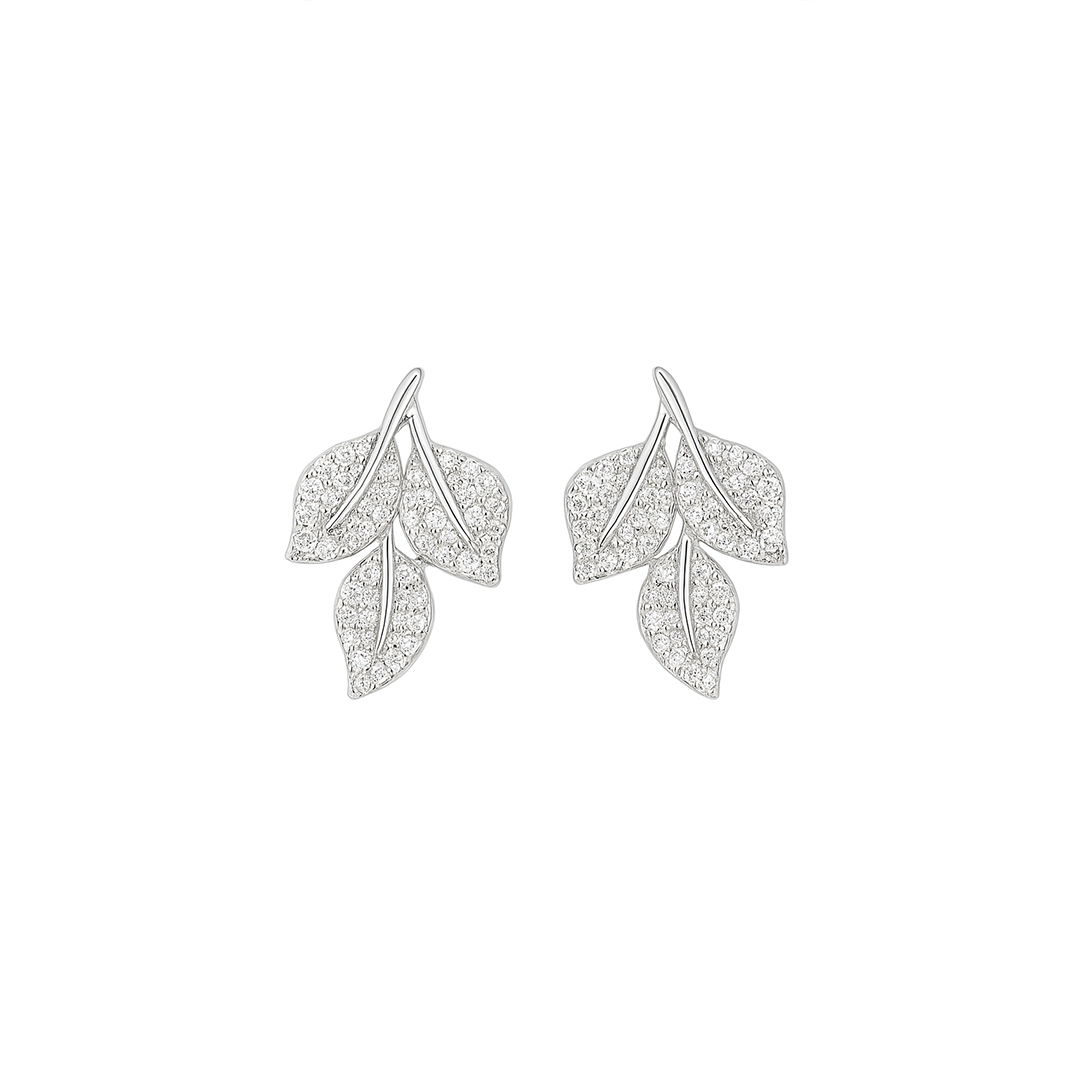 Trinity Leaf Earring