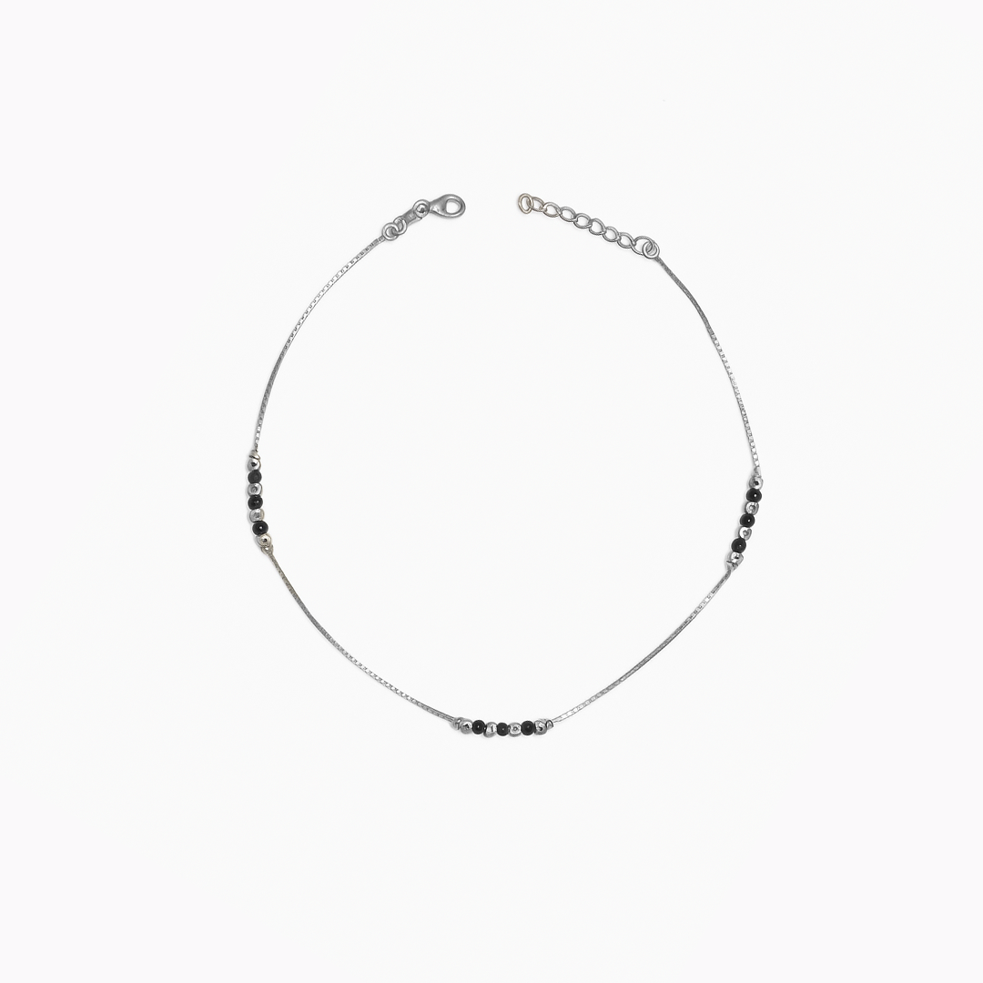 Black Charm Anklet