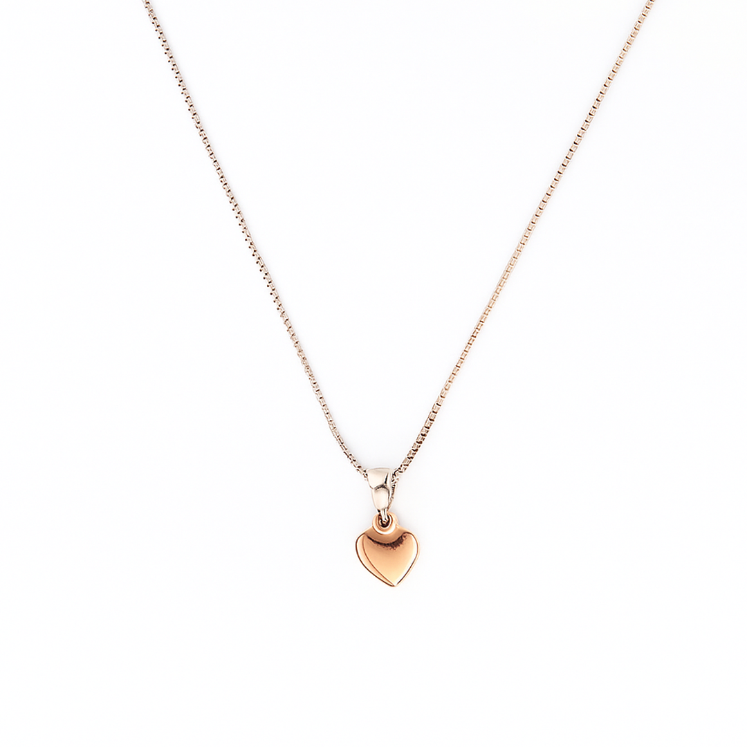 Blush Heart Chain Pendant