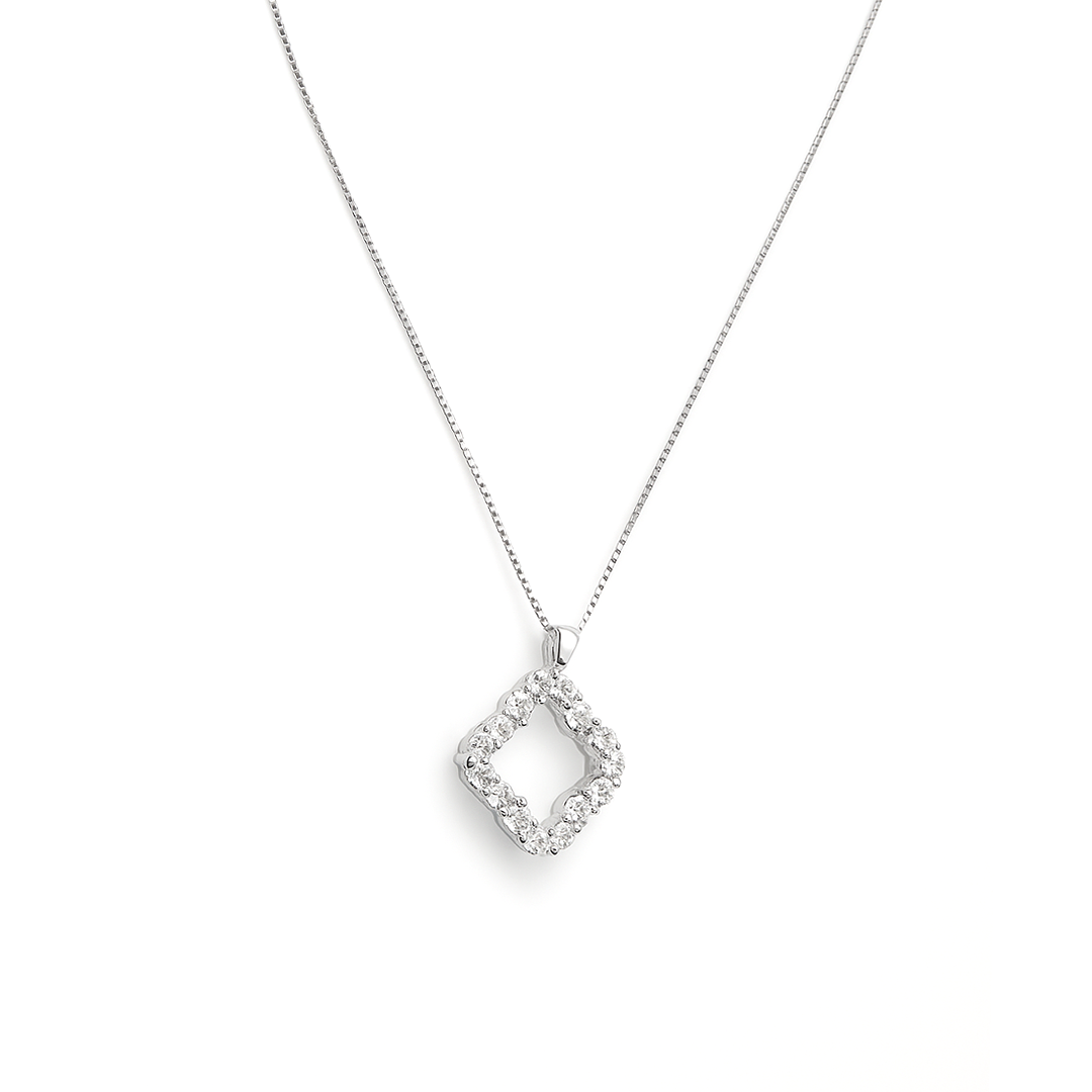 Crystal Wreath Chain Pendant