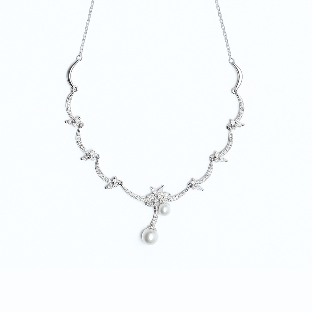 Moonlit Vines Necklace womens