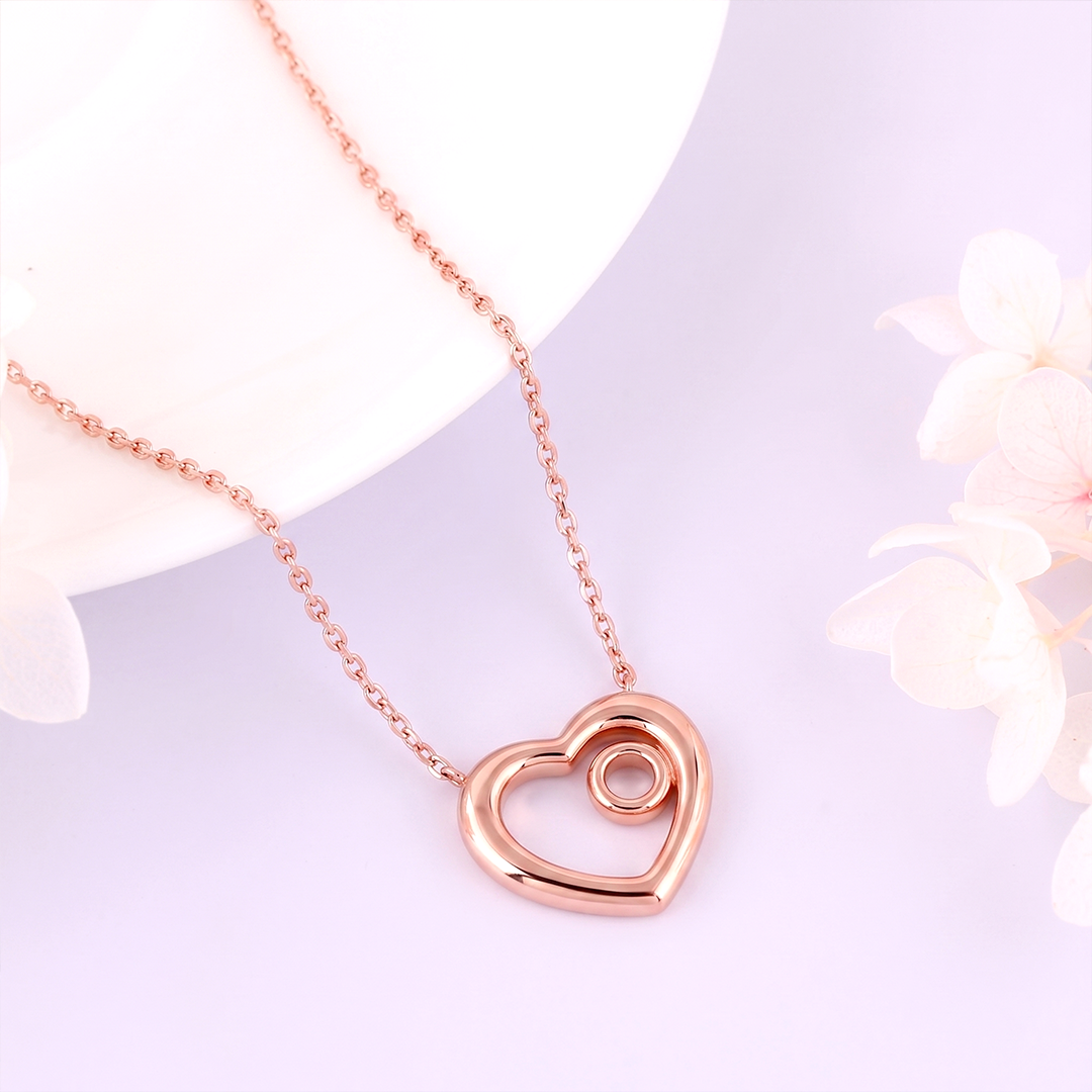 Golden Heart Glow Pendant - Image 2