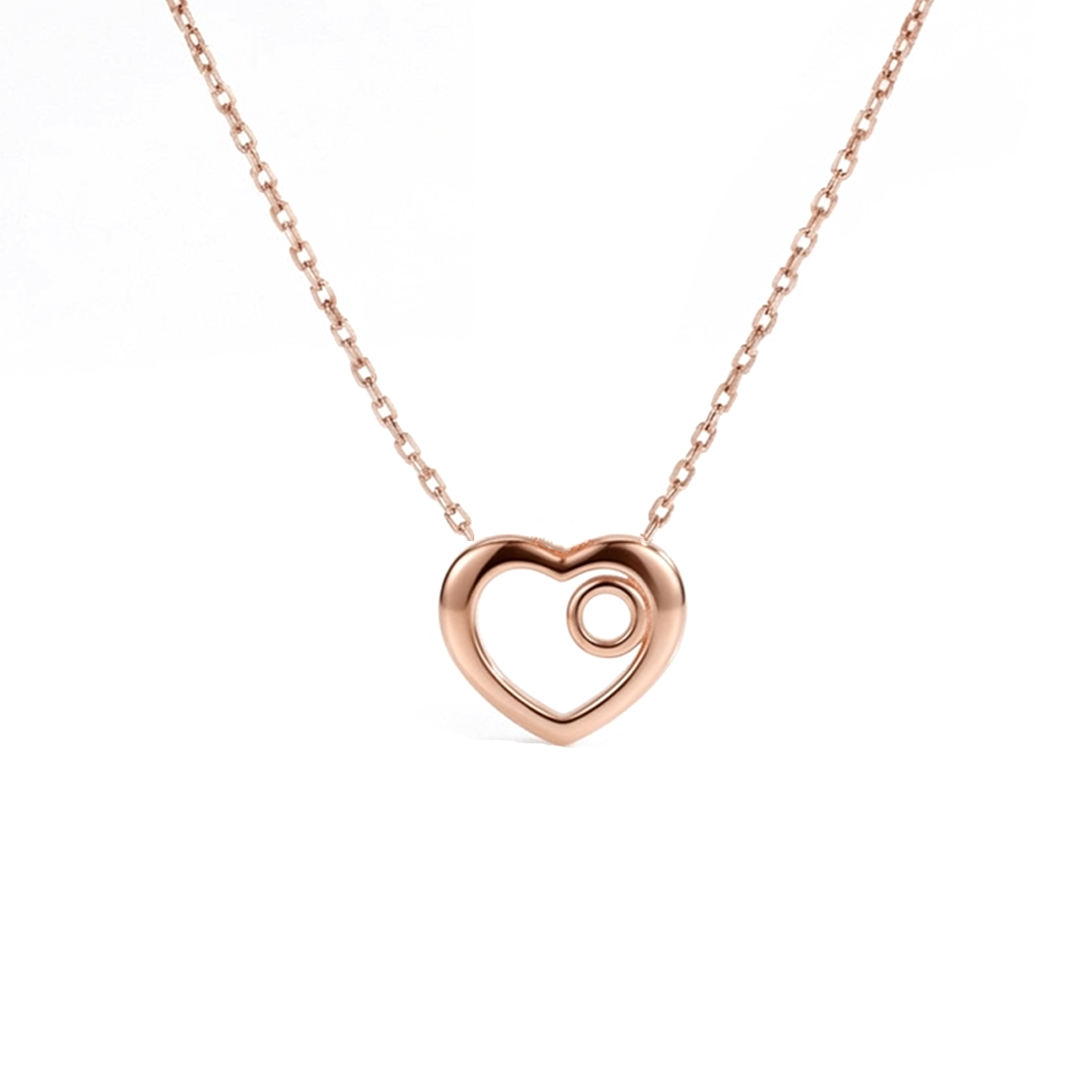 Golden Heart Glow Pendant