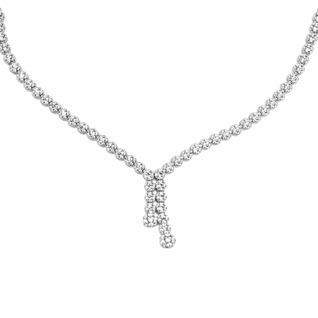 Elegant Drop Line Necklace Set