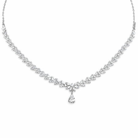 Royal Leaf Shine Necklace Set