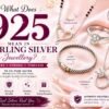 925 sterling silver jewellery set including mangalsutra, ring, bracelet and pendant - Anvi Silver Nashik