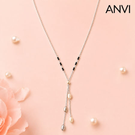 Buy Silver Mangalsutra Online - Ocean Grace 925 Sterling Silver Mangalsutra