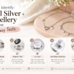 5 easy tests to identify real silver jewellery at home: hallmark, magnet, ice, cloth and sound test by ANVI Silver